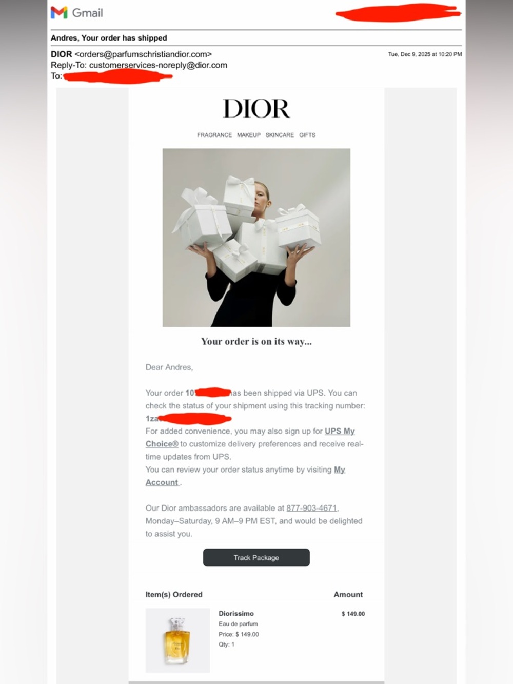 Christian Dior Diorissimo eau de perfum - Picture 15 of 16